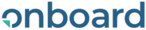 Blaues Logo mit dem Schriftzug "onboard"