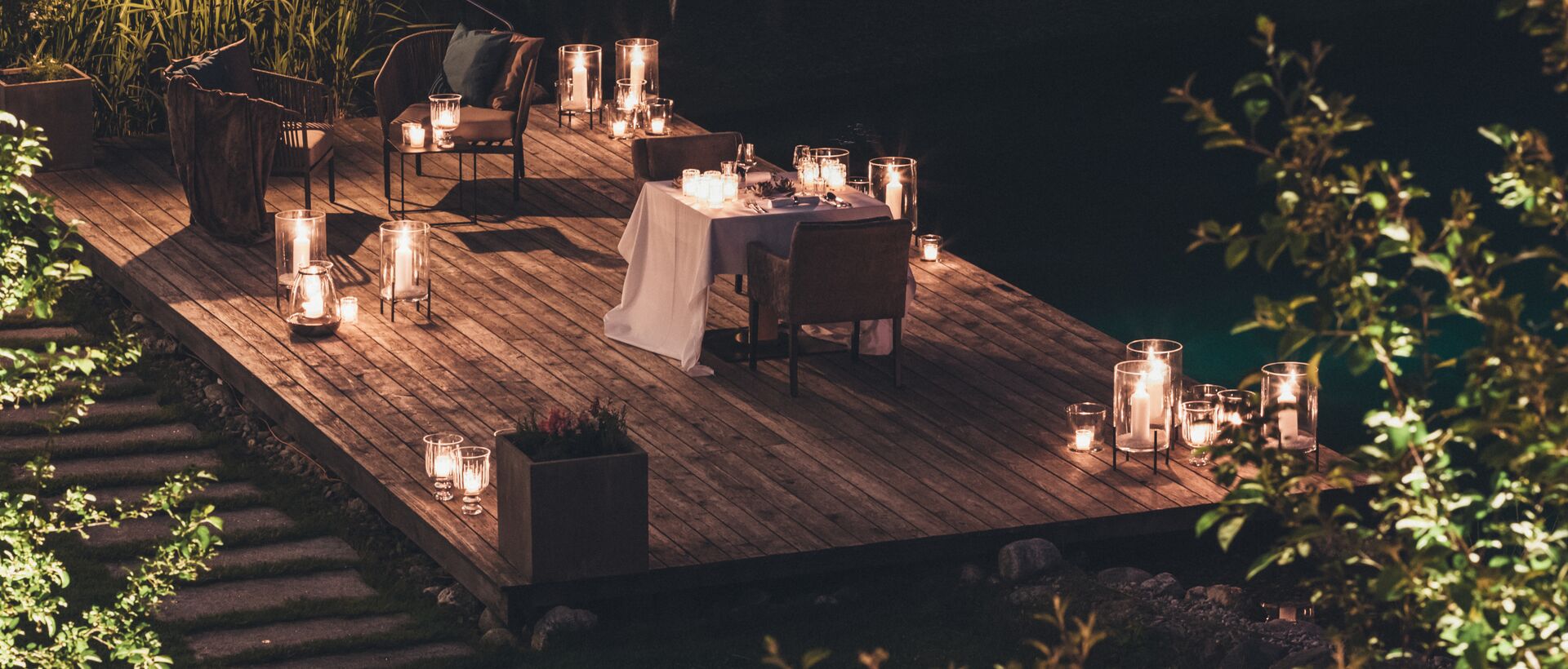 Romantisches Dinner am See | 4 Sterne Superior Hotel Nesslerhof, Großarl