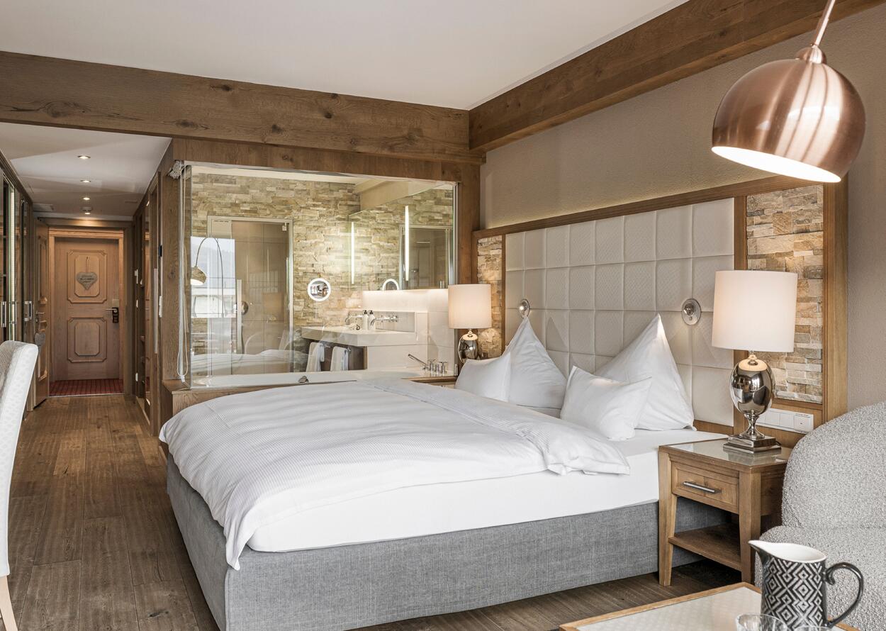 Doppelzimmer Deluxe Landgarten – Alpenresort Schwarz