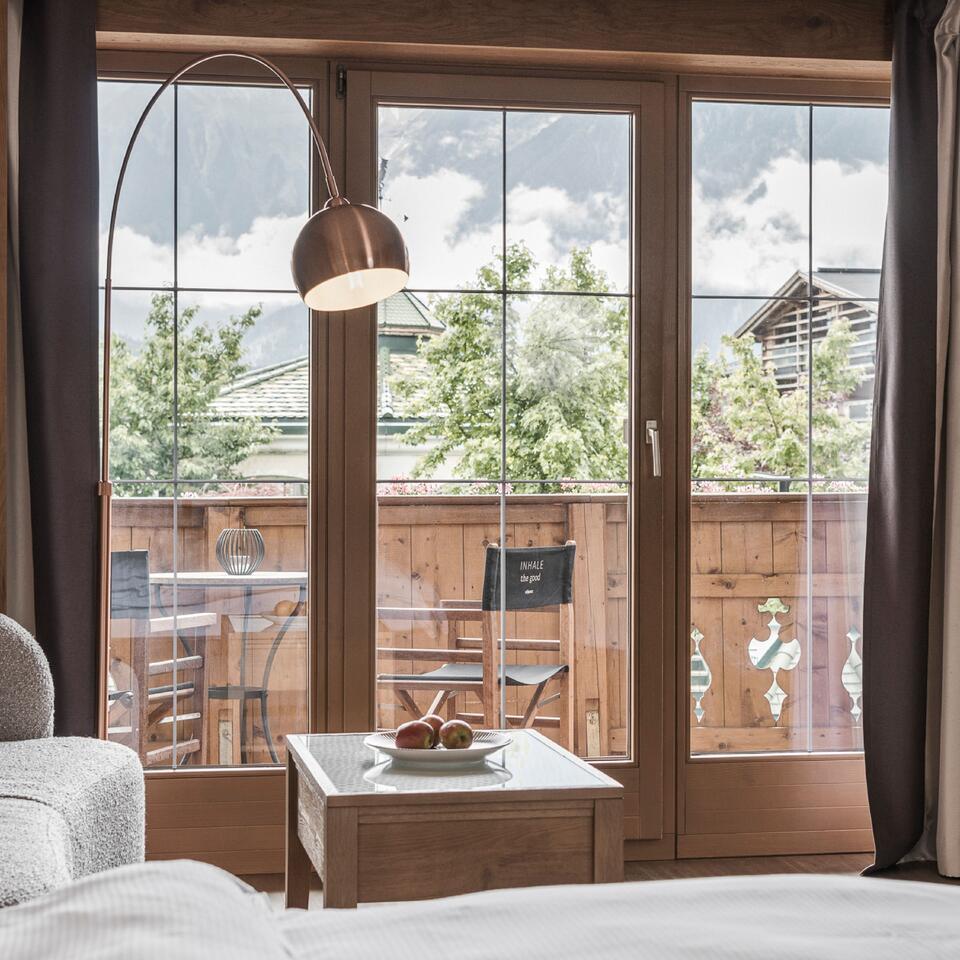 Doppelzimmer Deluxe Landgarten – Alpenresort Schwarz