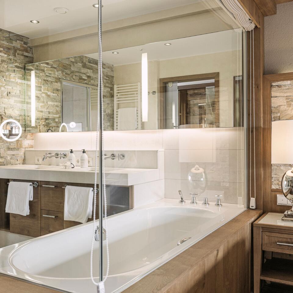 Doppelzimmer Deluxe Landgarten – Alpenresort Schwarz
